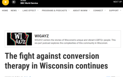 LGBT ACTIVISTS PUSH RELIGIOUS CONVERSION THERAPY BANS IN WISCONSIN