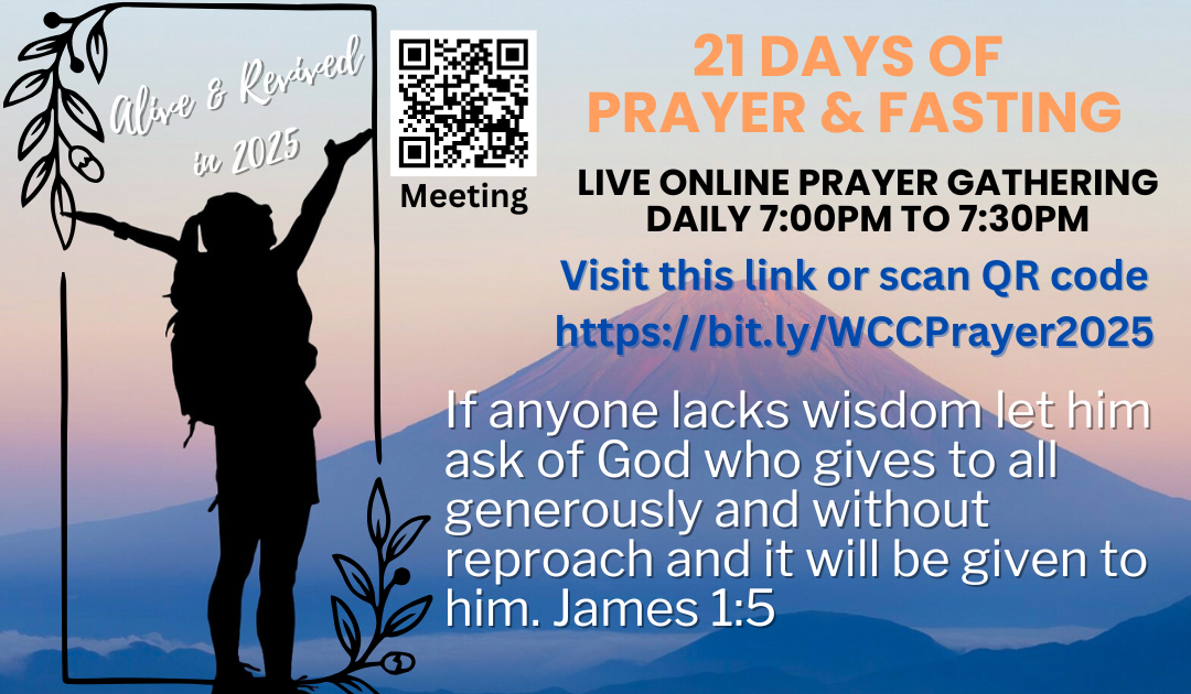 Wisdom, Knowledge, Understanding & Heavenly Strategies for WCC